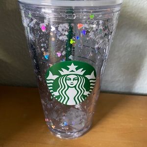 Starbucks Mickey snow globe tumbler